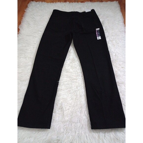 George Big Mens Regular Jeans Black Straight Leg Size 33x30 - Picture 3 of 11